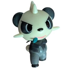 2019 WCT Pokemon Pancham Shiny Glitter Action Figure Toy Panda